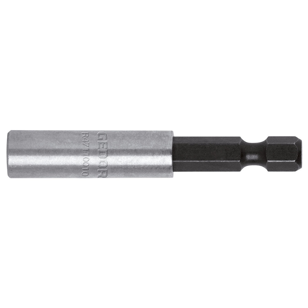 R47110011 - Porta-puntas 1/4" hexagonal x 1/4" hexagonal, magnético L=60 mm