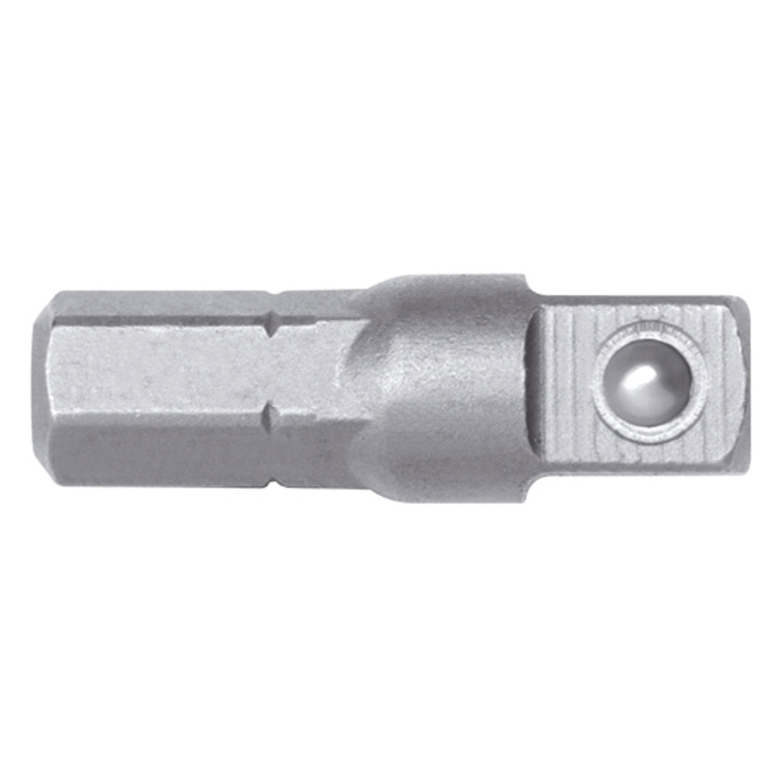 R47100003 - Adaptador de accionamiento 1/4" cuadrado x 1/4" hexagonal L=25 mm