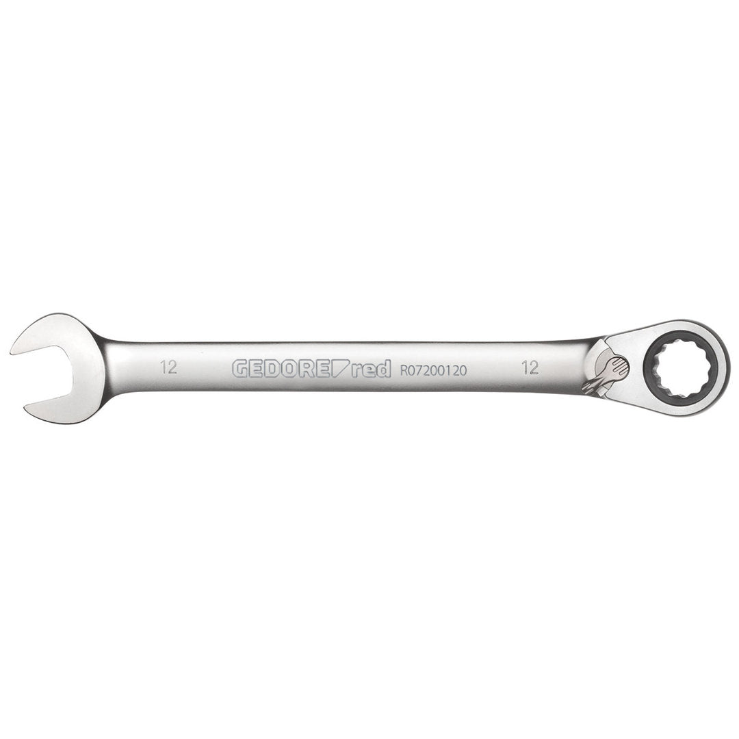 R07200200 - Llave combinada de carraca con palanca de cambio, 20 mm L=280 mm