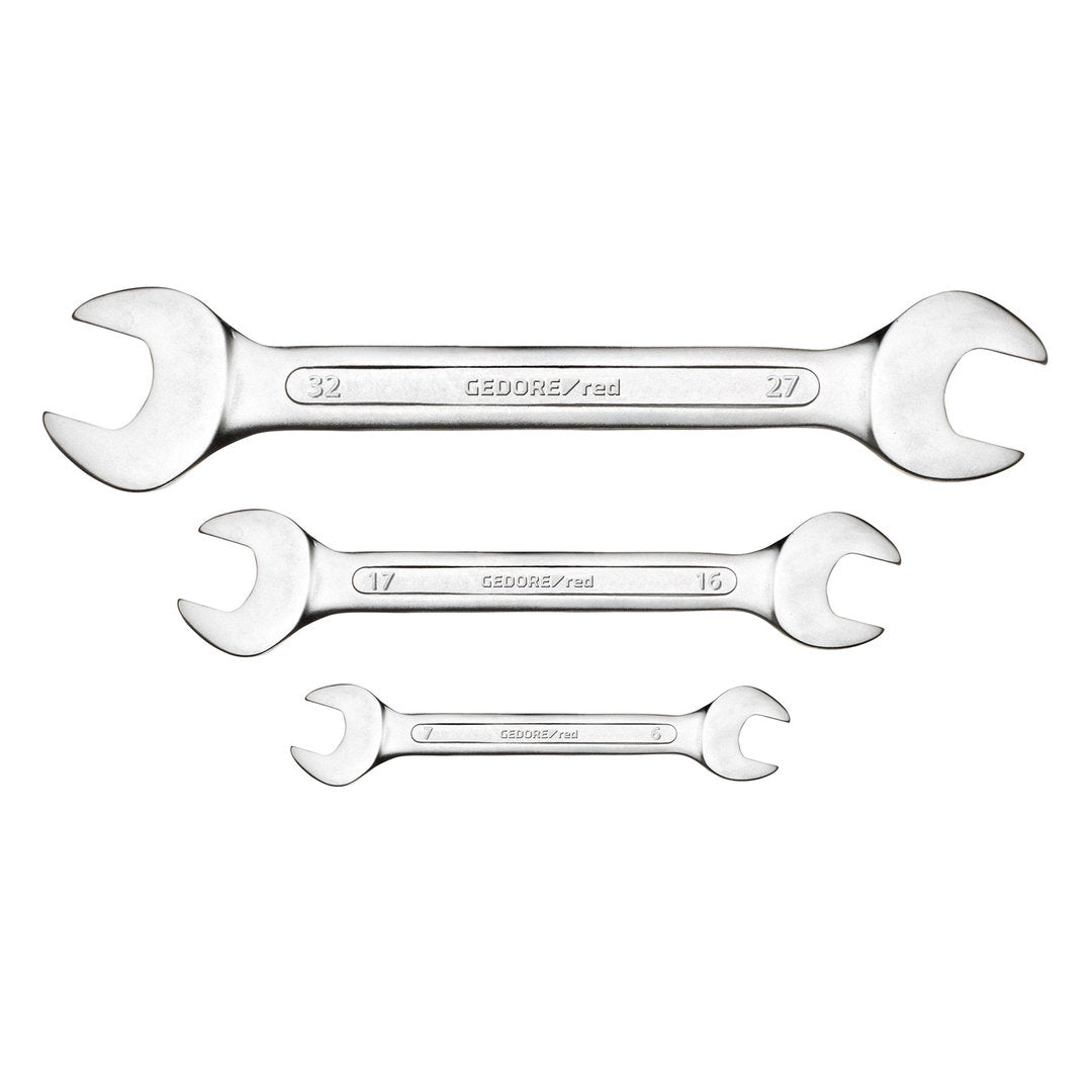 R05125012 - Juego de 12 llaves fijas, modelo corto, 6-32 mm