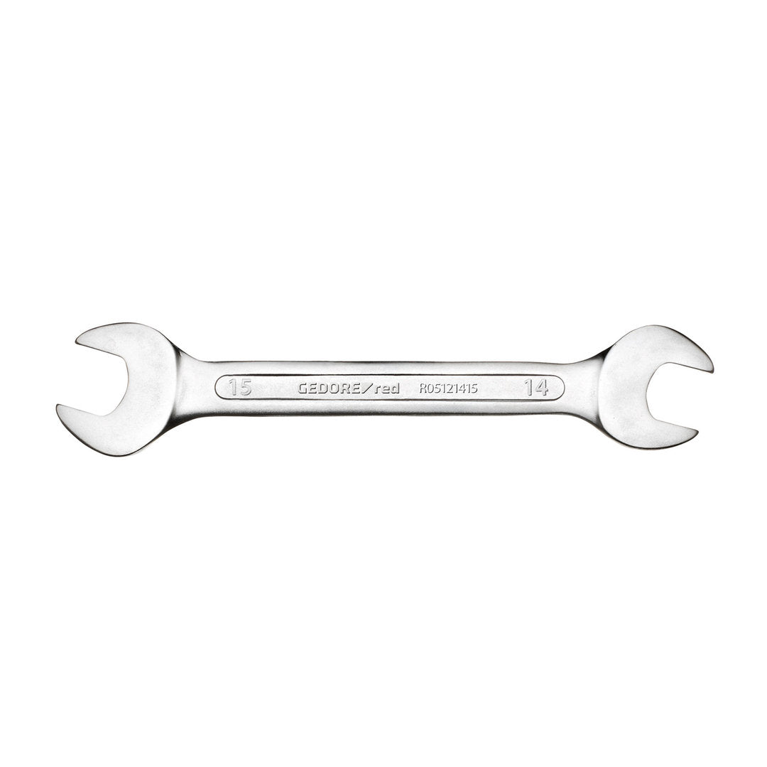 R05121415 - Llave fija de doble boca abierta 14x15 mm L=150 mm