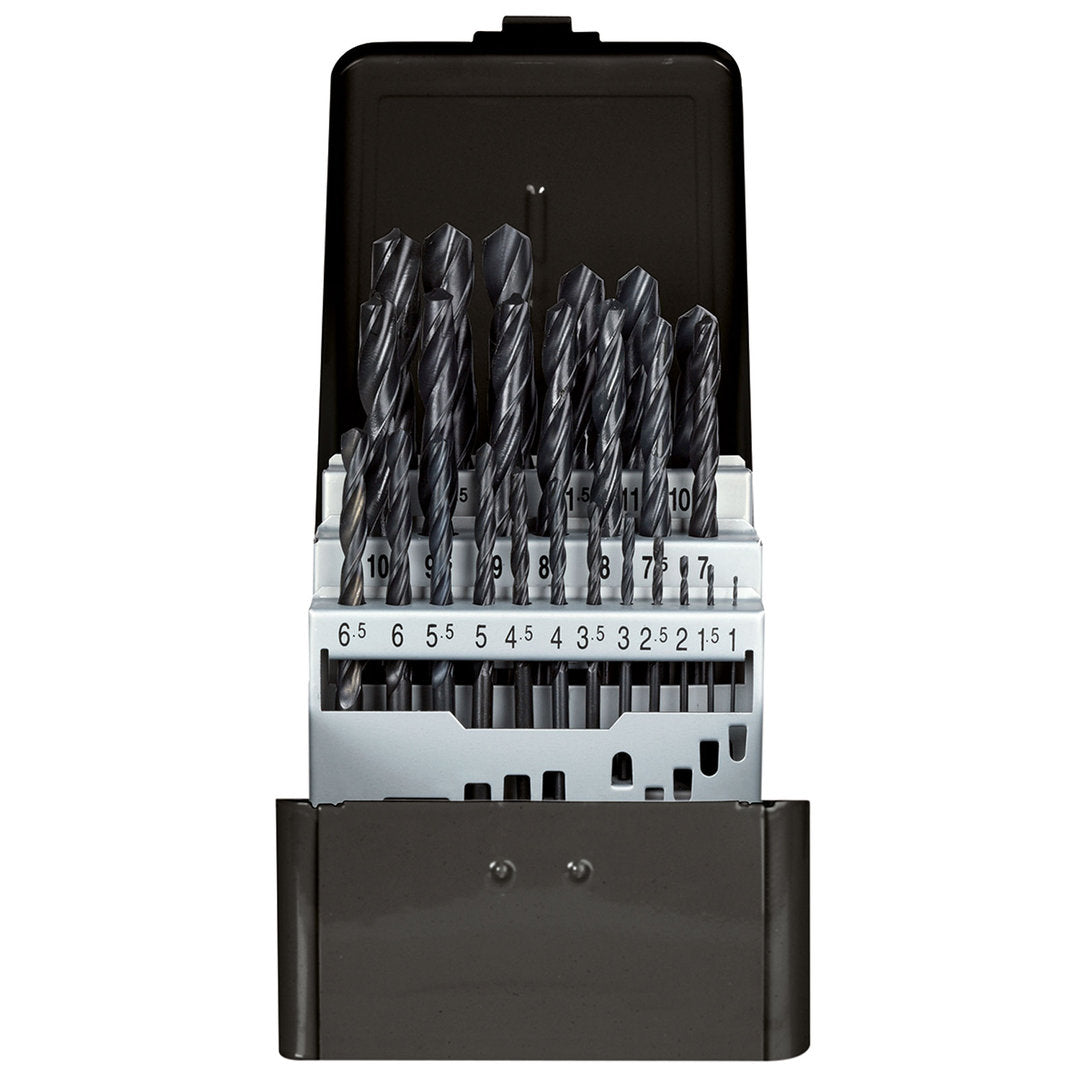R93500025 - Juego de brocas helicoidales Ø 1-13 mm 0,5 mm incremento 25 piezas
