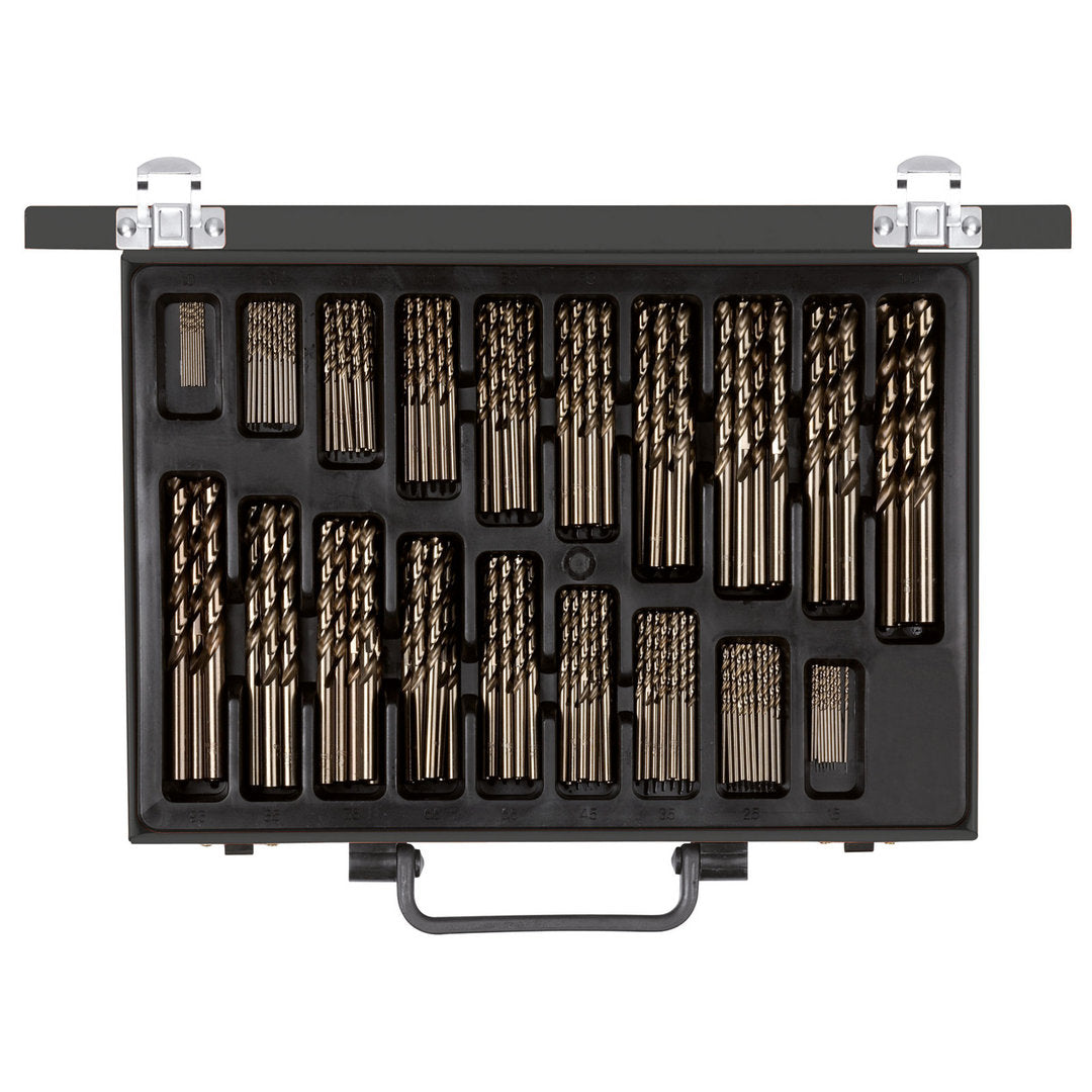 R93500170 - Juego de brocas helicoidales Ø 1-10 mm 0,5 mm incremento, 170 piezas