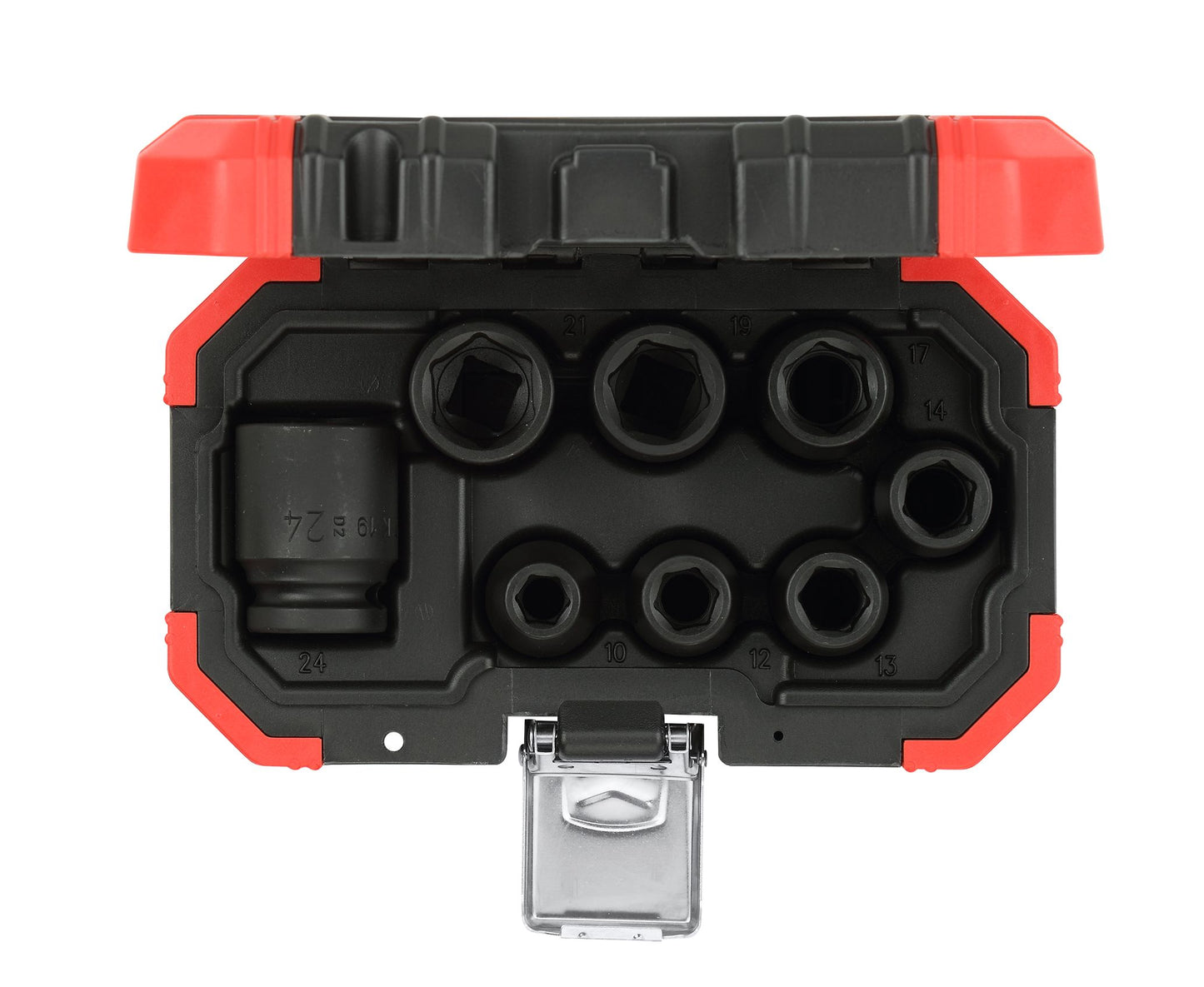 R63003008 - Juego de vasos de impacto de 1/2", 8 piezas