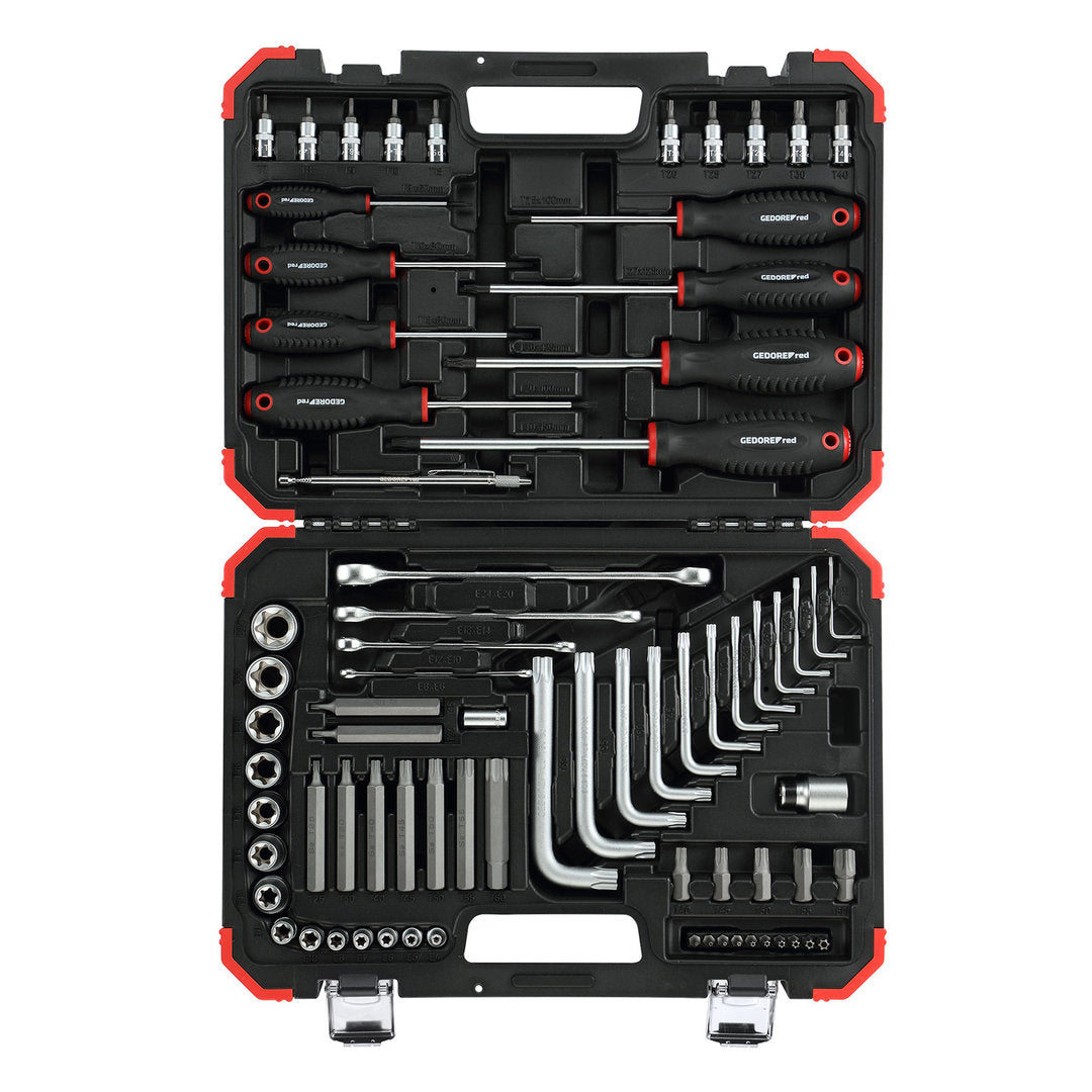 R68003075 - Juego de herramientas de atornillar TORX incl. maleta, 75 piezas
