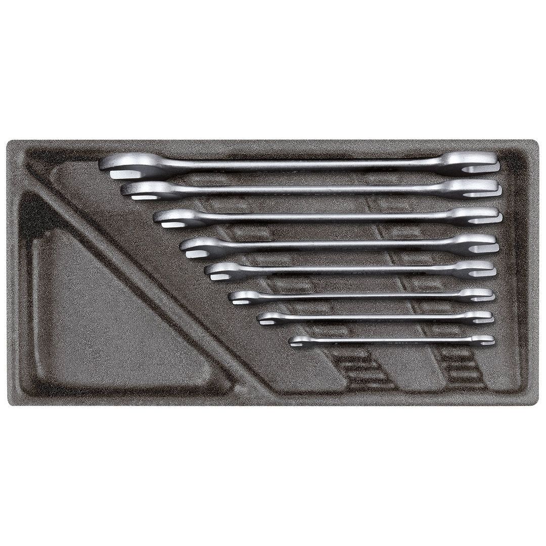 Set de llaves fijas de doble boca (6 pzs., Ancho de llave: 8 mm
