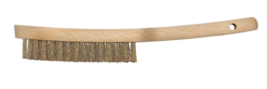 R93700043 - Cepillo metálico, 3 hileras, L=290 mm, mango de madera