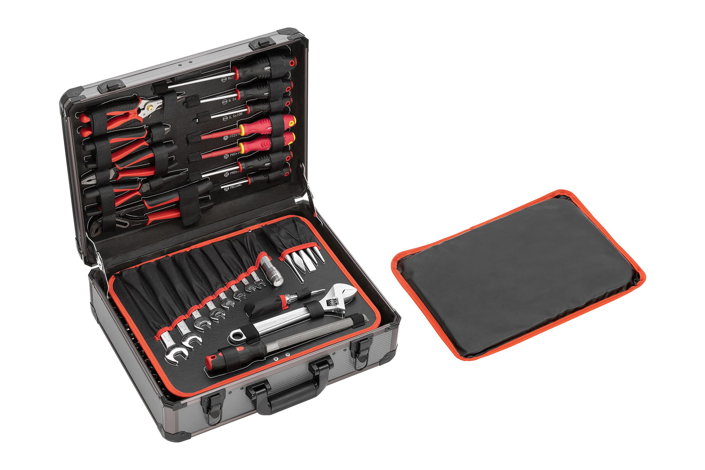 R46007138 - Juego de herramientas ALLROUND en maleta de aluminio, 138 piezas